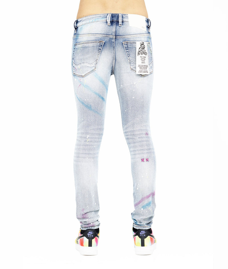 MEN'S PUNK SUPER SKINNY STRETCH (SKITTLE)
