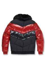 MEN'S JORDAN CRAIG BIG AND TALL SUGAR HILL PUFFER JACKET (CRIMSON)