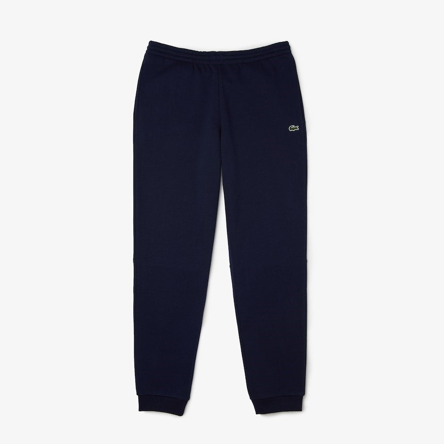 MEN'S LACOSTE TAPERED FIT FLEECE TRACKPANT (NAVY)