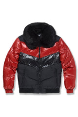 MEN'S JORDAN CRAIG BIG AND TALL SUGAR HILL PUFFER JACKET (CRIMSON)
