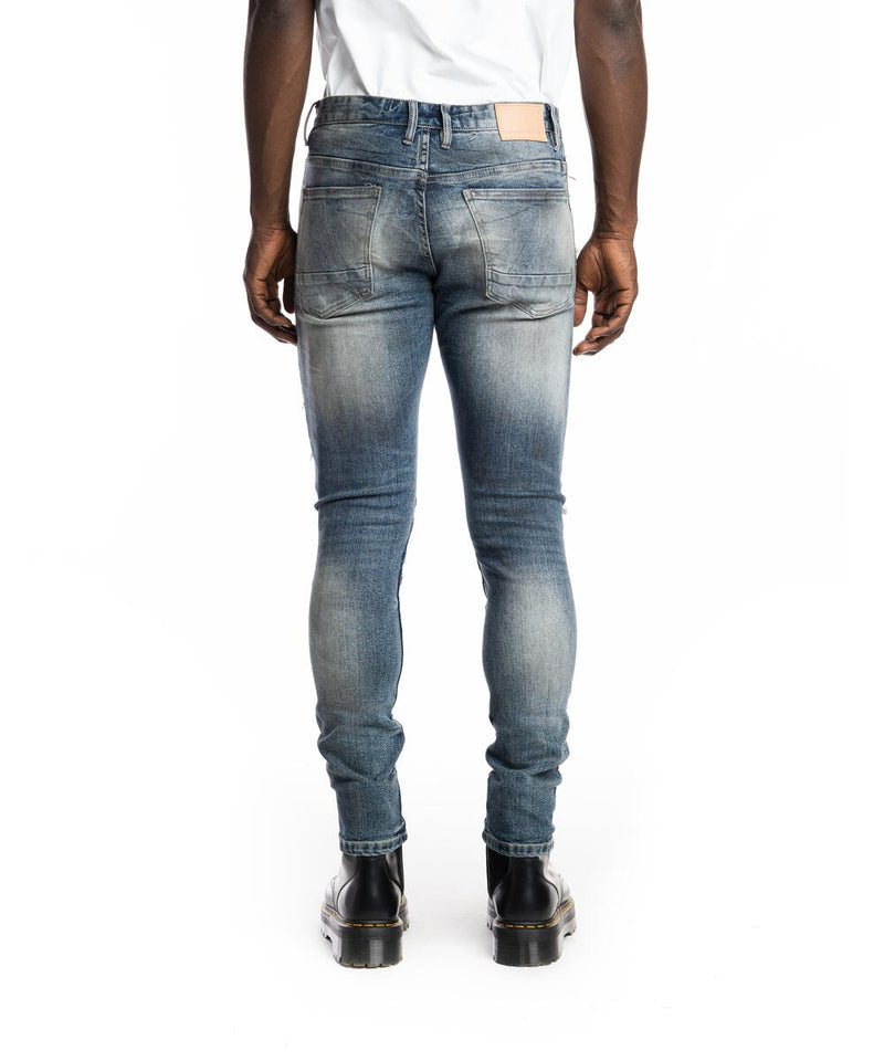 MEN'S SMOKE RISE HEAVY RIP & REPAIR JEANS (BLUE OPAL)