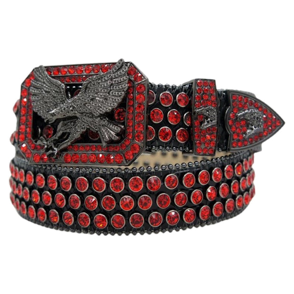 DNA PREMIUM EAGLE BELT (BLACK/RED)