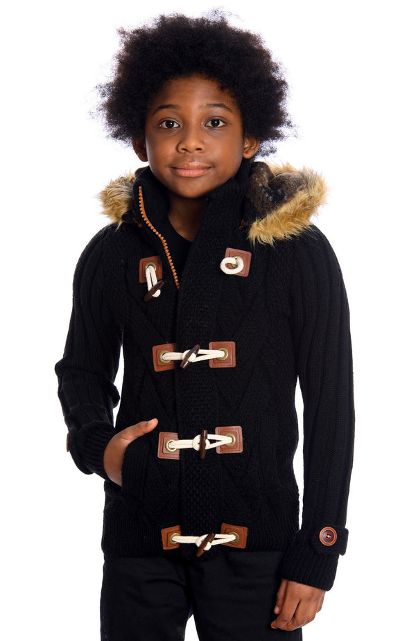 KID'S LCR SWEATER K-6265 (BLACK)