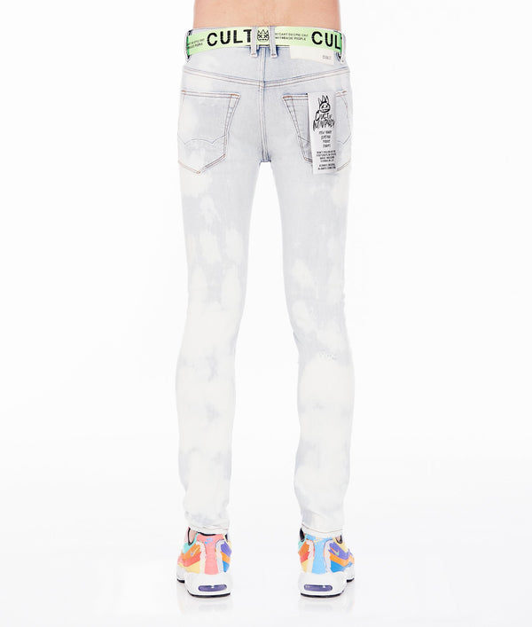 BELTED PUNK SUPER SKINNY