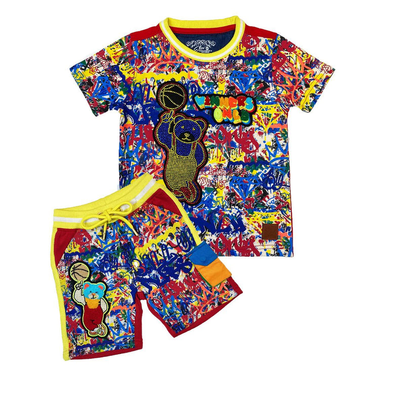 KID'S SPLASH SHORT SET (MULTI)