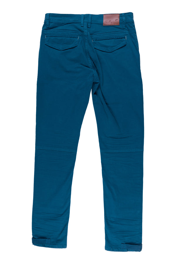 MICHAEL | MEN'S STRETCH TWILL CARGO JEAN (DARK TEAL)