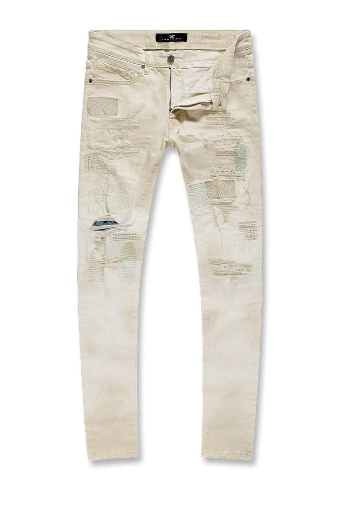 MEN'S JORDAN CRAIG SEAN FIT PRINCETON DENIM (ECRU)