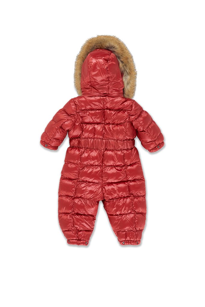 NEWBORN JORDAN CRAIG ASTORIA SNOWSUIT (RED)