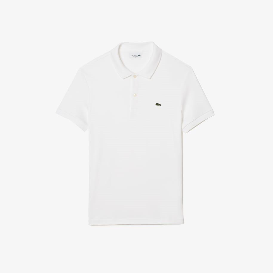 MENS LACOSTE REGULAR FIT ULTRA SOFT COTTON JERSEY POLO (WHITE)