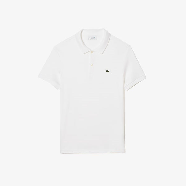 MENS LACOSTE REGULAR FIT ULTRA SOFT COTTON JERSEY POLO (WHITE)