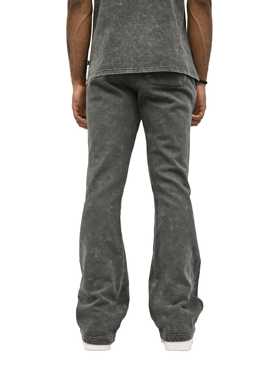 MENS DOCTRINE SIGNATURE FLARE JOGGER (CHARCOAL WASH)