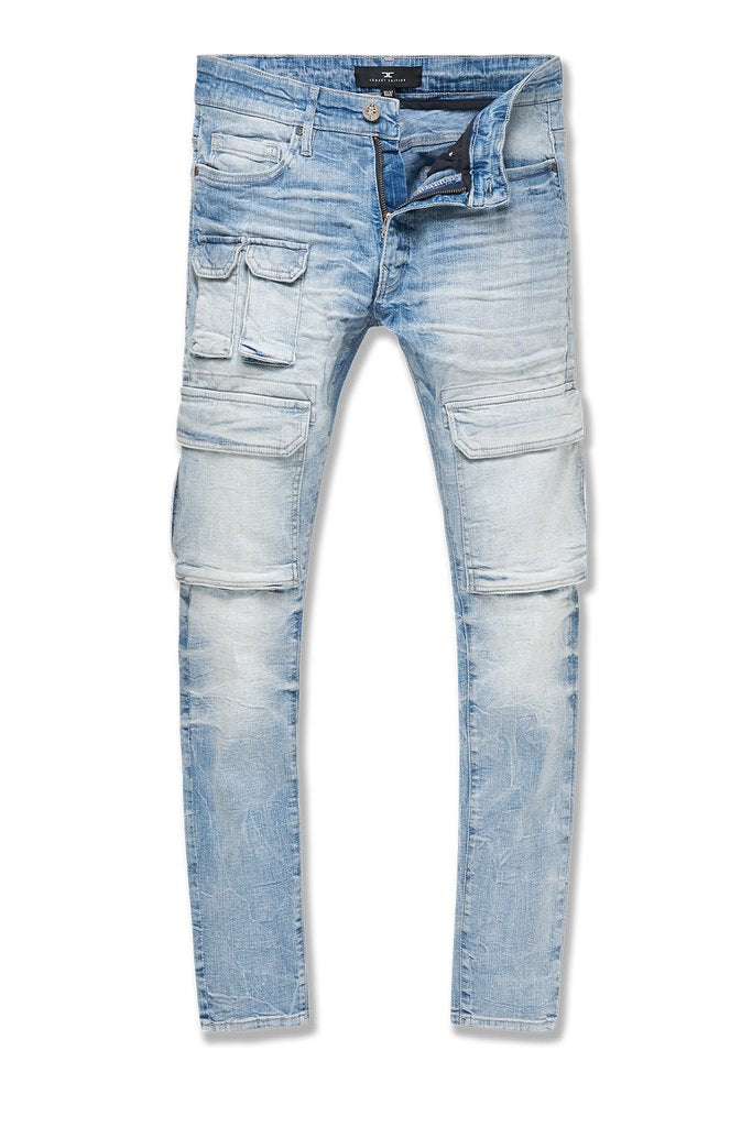 MEN'S JORDAN CRAIG HAMILTON CARGO DENIM (LIGHTNING BLUE)