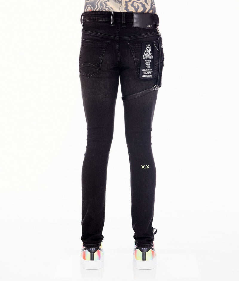 MEN'S PUNK MOTO JEAN