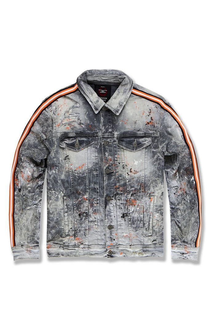 MEN'S JORDAN CRAIG SPARTA STRIPED DENIM JACKET