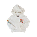KID'S HAUS OF JR BUGS FLEECE HOODED WARMUP (WHITE)