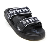 KAPPA BANDA ASTER 1 SANDALS (BLACK/WHITE)