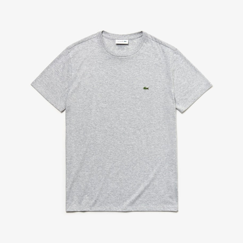 MEN'S CREW NECK PIMA COTTON T-SHIRT (SILVER CHINE)