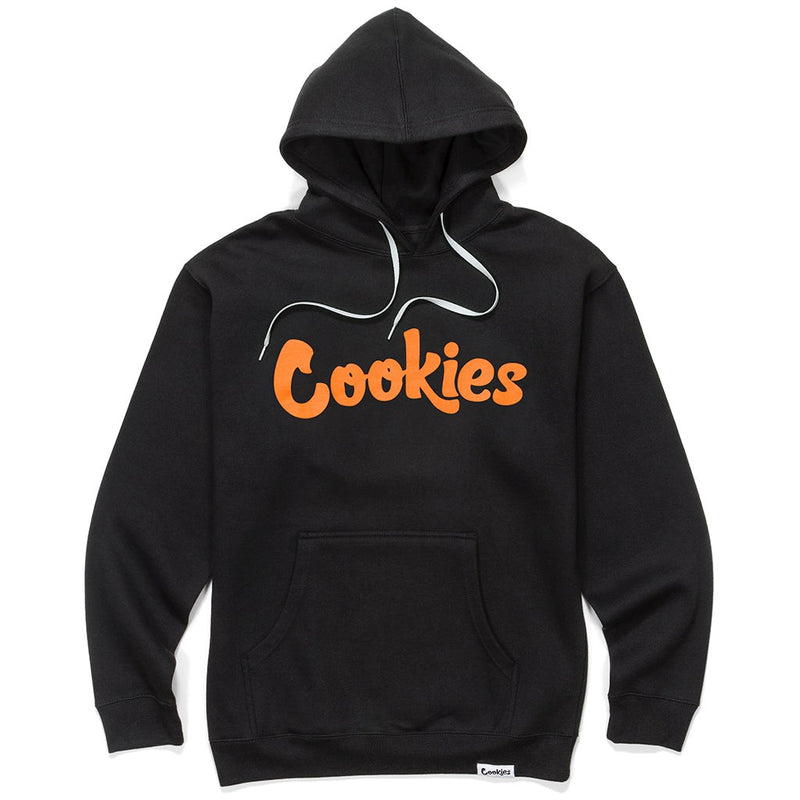 ORIGINAL MINT FLEECE HOODIE (BLACK/ORANGE)
