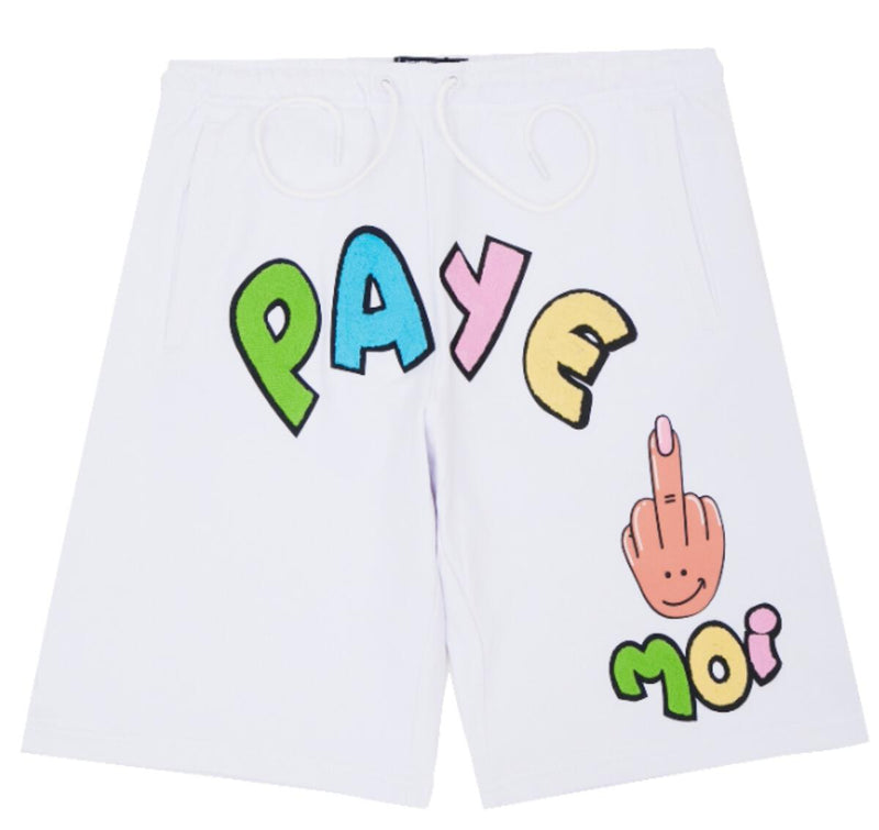 MEN'S ROKU PAY ME SHORT SET (WHITE)