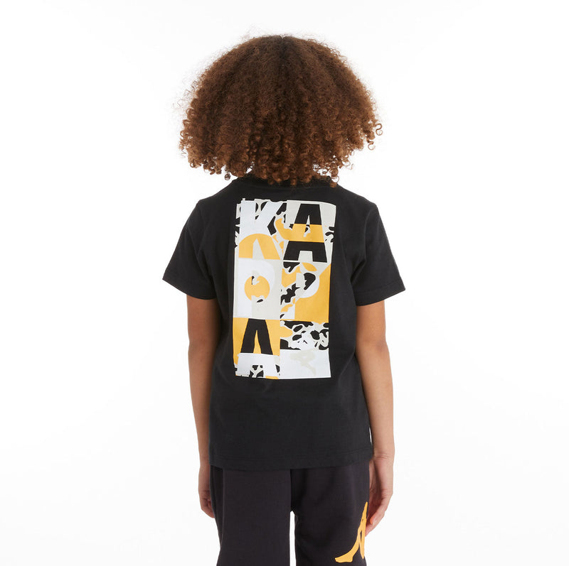 KID'S AUTHENTIC MOLONGIO T-SHIRT (BLACK SMOKE/GREY/ORANGE)