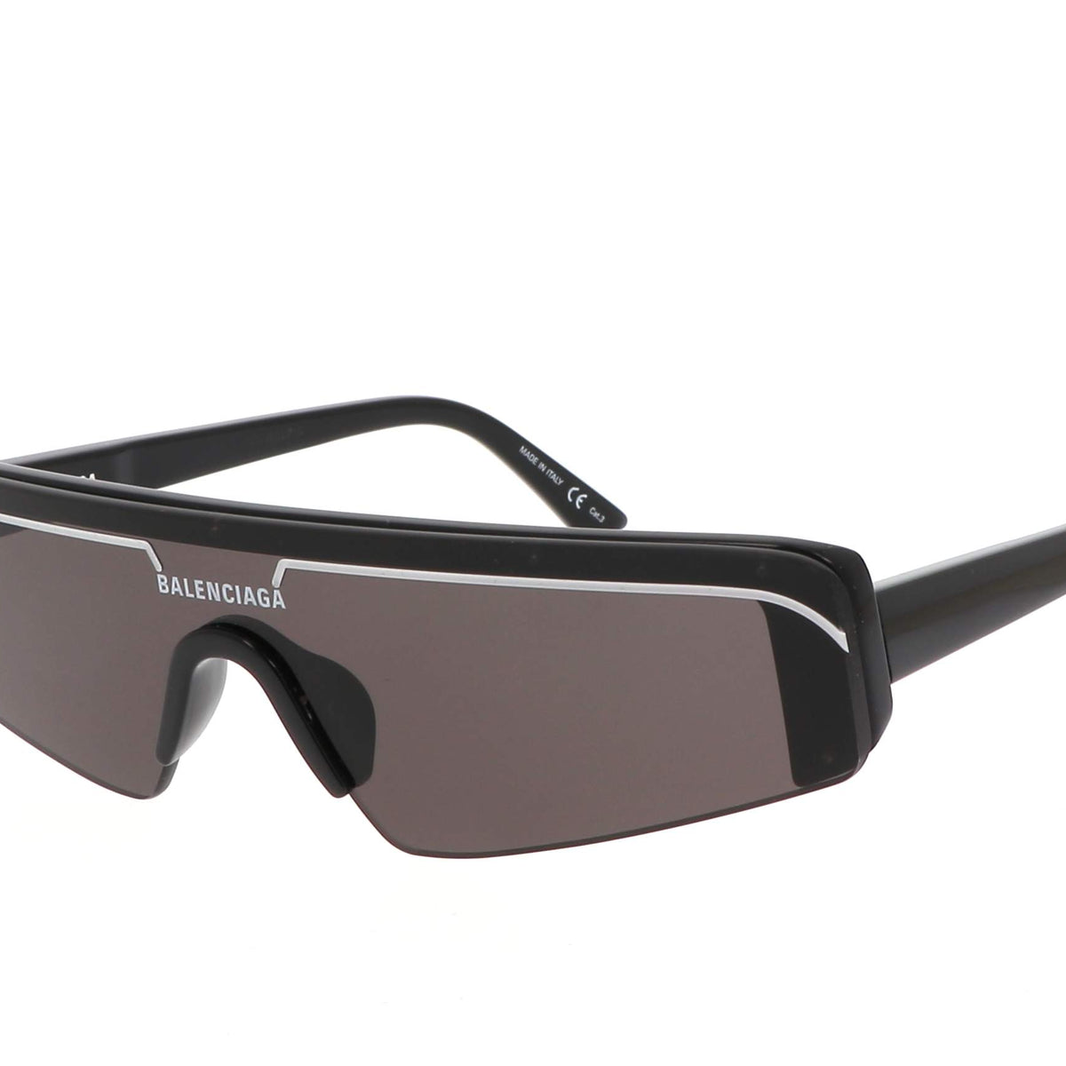 BALENCIAGA BB0003S 001 SUNGLASSES Balenciaga® BB0003S Shield Sunglasses - EuroOptica main image 4