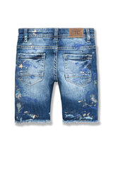 KID'S JORDAN CRAIG VENGEANCE DENIM SHORTS (AGED WASH)