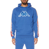 MEN'S LOGO TAPE DAPET HOODIE (BLUE LAPIS)