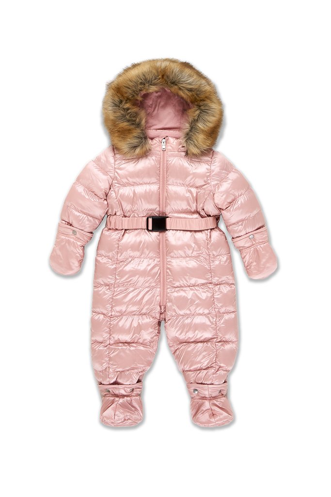 NEWBORN JORDAN CRAIG ASTORIA SNOWSUIT (PINK)