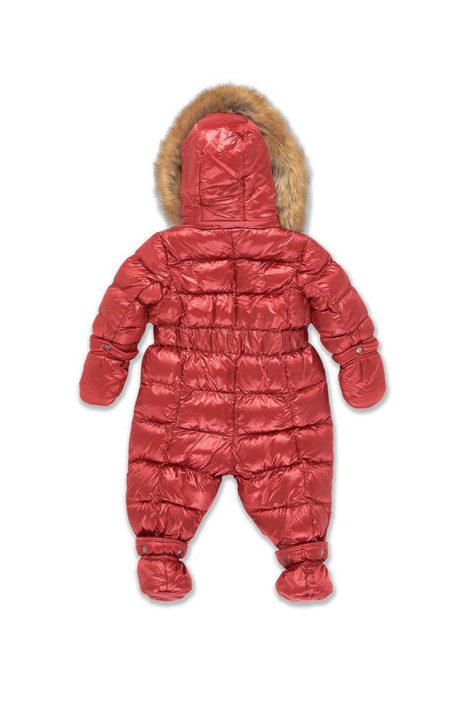 NEWBORN JORDAN CRAIG ASTORIA SNOWSUIT (RED)