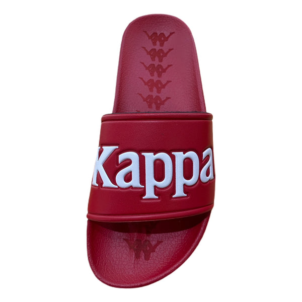KAPPA BANDA ADAM 9 SLIDES (RED/WHITE)