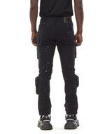 MEN'S SMOKE RISE UTILITY FASHION TWILL PANT (BLACK)